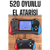 Gamepad Joystick 500 Oyunlu Retro Oyun Konsolu Tv Bağlantı Özellikli 2 Kişilik Destekli
