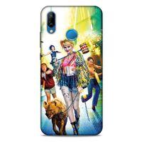 Huawei P20 Lite Uyumlu Kılıf Harley Quinn (32) Soft Silikon Kılıf Lavanta pembesi