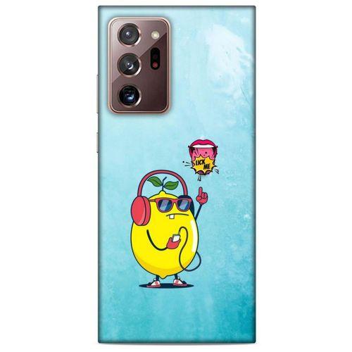 Frutix Limon 01 Samsung Galaxy Note 20 Ultra Kılıf Desenli Silikon