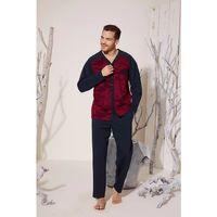 Erkek 8025 Erkek   V Yaka Boydan Düğmeli Pijama Takımı