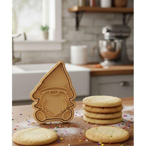 Sevimli Oturan Noel Cucesi Sekillendirici Kalip Kurabiye Hamur Kesici Seti