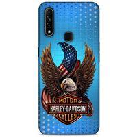 Oppo A31 Uyumlu Kılıf Motorsiklet (38) Neo Hybrid Kılıf Harley Davidson