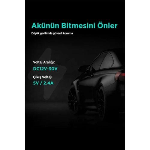 Park Modu Kablosu Type-c Akü Sigorta Bağlantı Kablosu Araç İçi Kamera Tüm Kameralara Uyumlu