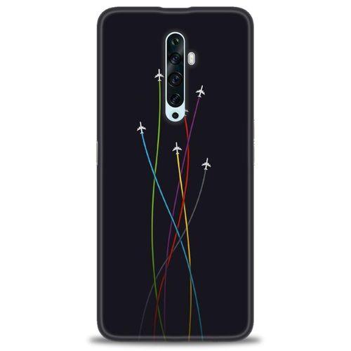 Oppo Reno 2Z Kılıf HD Baskılı Kılıf - Uçaklar + Tam Ekran Koruyucu