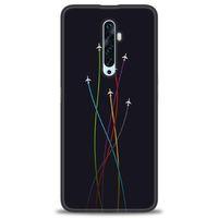Oppo Reno 2Z Kılıf HD Baskılı Kılıf - Uçaklar + Tam Ekran Koruyucu