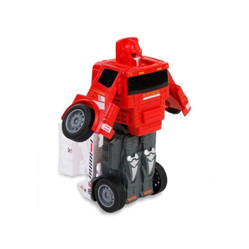 HAPPY JUNIOR Robota Dönüşen İtfaiye Araçları - Asansörlü