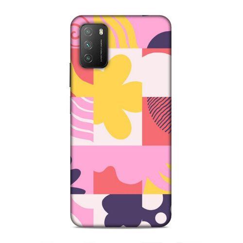 Xiaomi Poco M3 Uyumlu Kılıf Insomnia (22) Tam Koruma Kılıfı Pembe Sarı