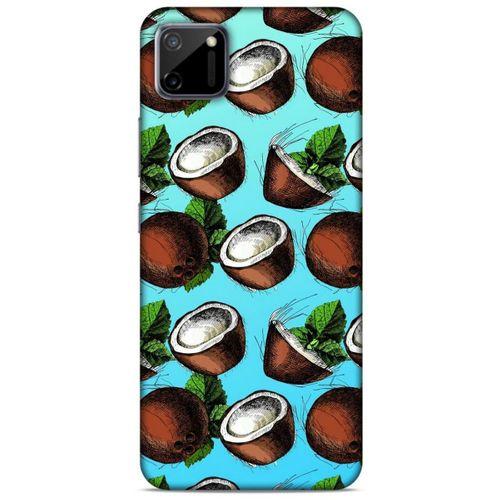 Frutix Hindistan Cevizi 02 Oppo Realme C11 Kılıf Desenli Silikon