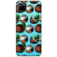 Frutix Hindistan Cevizi 02 Oppo Realme C11 Kılıf Desenli Silikon