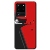 Galaxy S20 Ultra Kılıf HD Desen Baskılı Arka Kapak - Avengers Tower + Kırılmaz Cam
