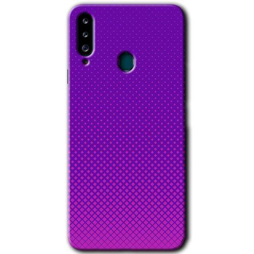 MRCİLETİSİM Samsung Galaxy A20s Kılıf Baskılı Kapak - Semantic +Tam Kaplayan Mat Seramik