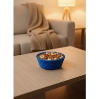 Yuvarlak Çerezlik Lacivert Şık Tasarım Ve Kompakt Boyut