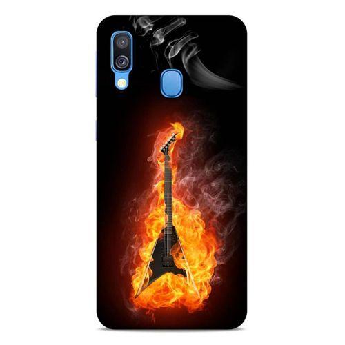 Lopard Samsung Galaxy A40 Uyumlu Kılıf FireX (12) Koruyucu Silikon Elektro Gitar