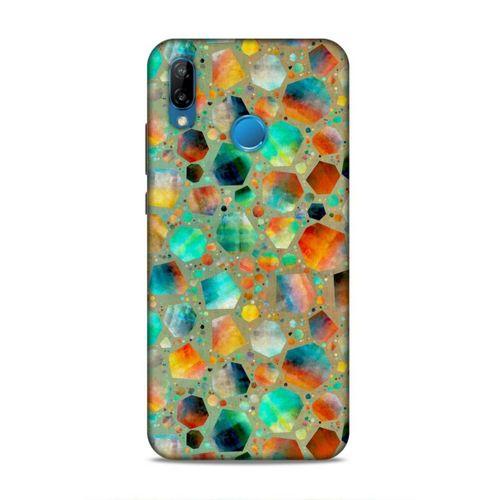 Huawei P20 Lite Uyumlu Kılıf Utopia (26) Tpu Silikon Kılıf Su Yeşili