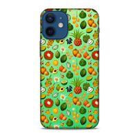 Frutix Meyve Mix 07 Apple iPhone 12 Mini Kılıf Desenli Silikon