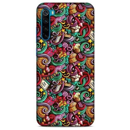 Graffitix (44) Desenli Silikon Kapak Xiaomi Redmi Note 8T Kılıf