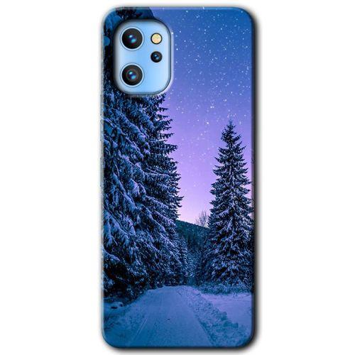 Reeder S19 Max Pro Kılıf HD Desen Baskılı Arka Kapak - Kış Manzarası