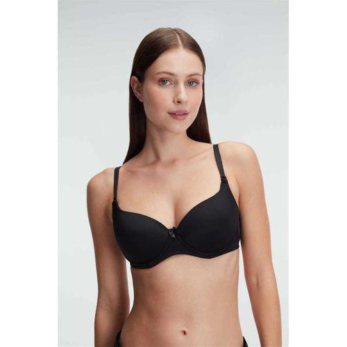 Kadın Balenli Desteksiz Dolgusuz Askıları Çıkabilen Günlük Klasik T-shirt Sütyeni