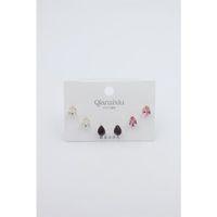 Çoklu Set Küpe - Altın