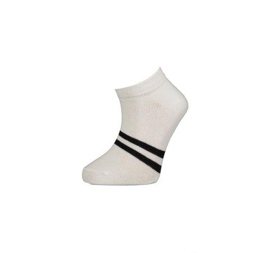 Bibaby Bibaby Biorganic Çizgili 2'Li Yaş Patik Çorap 68429 Ekru
