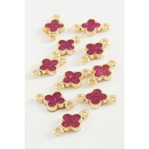 Çiçek Çift Kulplu Mineli Bileklik ve Kolye Ucu Aparatı 1 Adet