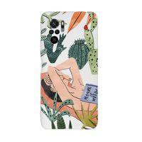 Xiaomi Redmi Note 10 Uyumlu Manual of Weeds Desenli Premium Silikonlu Lansman Telefon Kılıfı