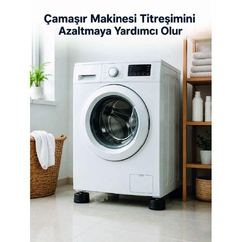 Çamaşır Makinesi İçin 4 Adet Kauçuk Ayak Pedi