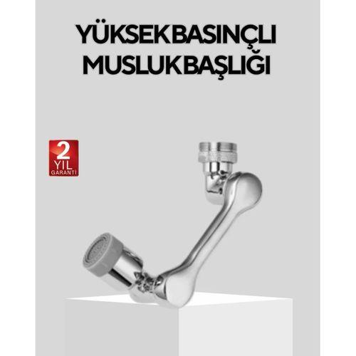 Döner Musluk Başlığı Çok Açılı Robotik Kol Su Tasarruflu