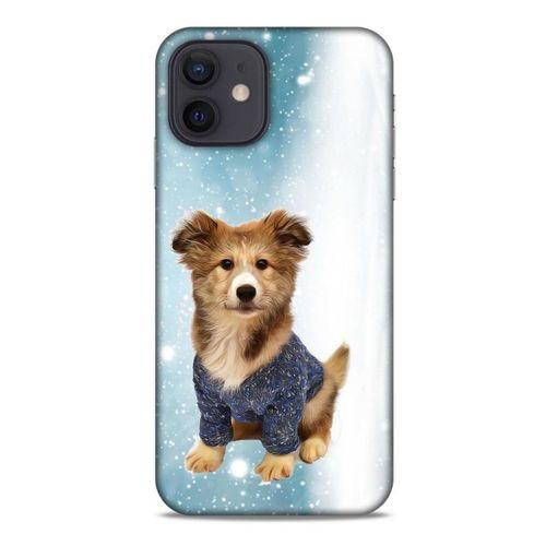 Apple iPhone 12 Kılıf Köpek Kıyafetleri (27) Tasarımlı Kılıf Fino Hoodie