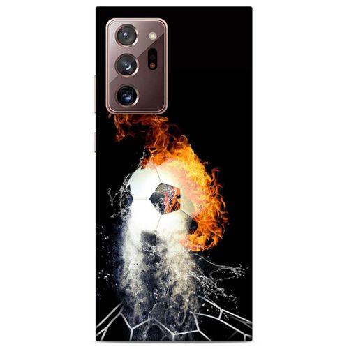 Lopard Samsung Galaxy Note 20 Ultra Uyumlu Kılıf FireX (35) Fit Design Kılıf Futbol