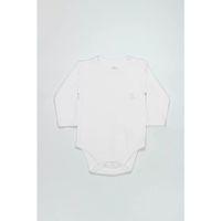 Bistyle Natural Basic Style Uzun Kol Body 17104 Beyaz