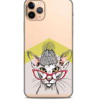 Zoologix (25) Apple iPhone 12 Pro Şeffaf Kılıf Silikon Desenli