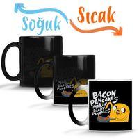 Adventure Time Bacon Pancakes Sihirli Kupa Bardak Porselen