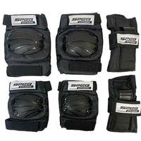 Dizlik Dirseklik Seti Siyah Medium