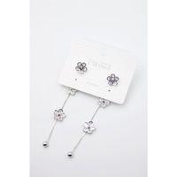 Zirkon Taşlı Küpe - Gümüş