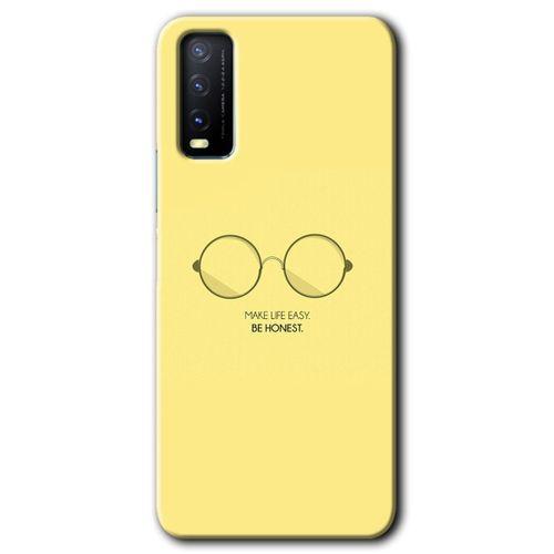 Vivo Y11s Kılıf HD Desen Baskılı Arka Kapak - Be Honest