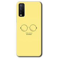 Vivo Y11s Kılıf HD Desen Baskılı Arka Kapak - Be Honest