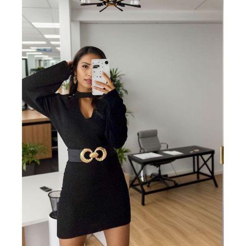 Kadın Uzun Kollu Omuzları Açık Boyundan şerit Detay Kaşkorse Elbise