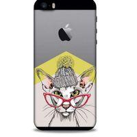 Zoologix (25) Apple Iphone 5S Şeffaf Kılıf Silikon Desenli