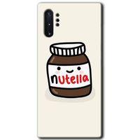 Potkal Hediye Fabrikası Samsung Galaxy Note 10 Plus Kılıf HD Desen Baskılı Arka Kapak - Nutella Aşkım