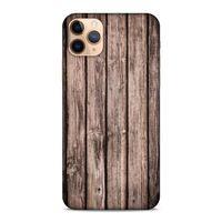 Lopard Apple Iphone 11 Pro Uyumlu Kılıf Wood'X (17) Tasarım Kılıf Baskılı