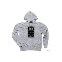 Doctor Who Tardis Being Alive Quote Gri Kapşonlu Sweatshirt Hoodie