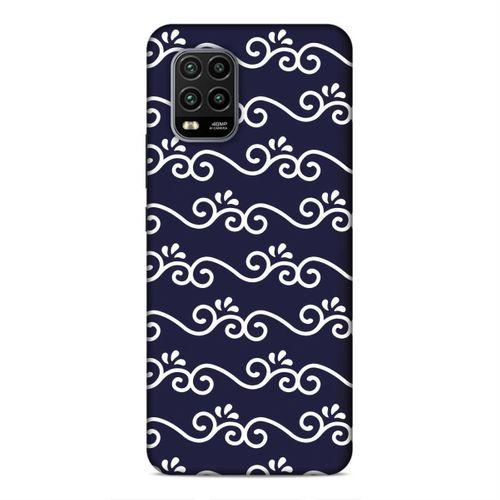 Xiaomi Mi 10 Lite Kılıf Dalga Motifleri Arka Kapak Silikon Koruma Full Koruyucu