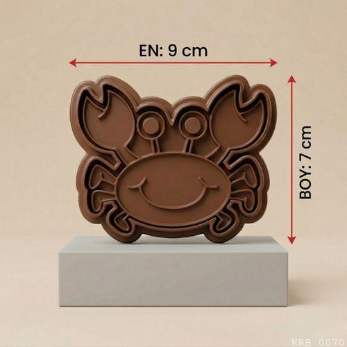 5Li Yengeç Figürlü Hamur Şekillendirici Kurabiye Kalıbı Oyun Hamuru Kalıbı 9 cm