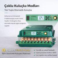 Fx64 Model Tam Otomatik Kuluçka Makinesi Yeni Nesil Havalandırmalı Sulu Sistem