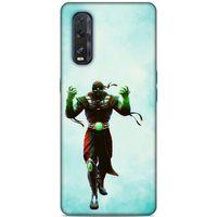 Lopard Oppo Find X2 Uyumlu Kılıf GameX (39) Liquid Crystal Kılıf Yeşil
