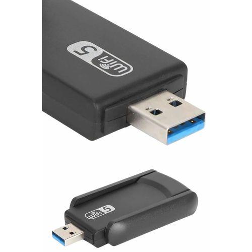 Wifi Adaptörü Bt5.0 Wifi 2'si Bir Arada Çift Bantlı Çift Anten