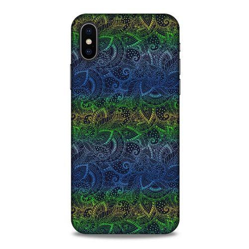 Apple Iphone X Kılıf Desenli Özel Seri Tüyler (44) Tough Armor Kılıf