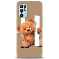 Oppo Reno 6 Kılıf HD Baskılı Kılıf - Teddy Hı + Tam Ekran Koruyucu