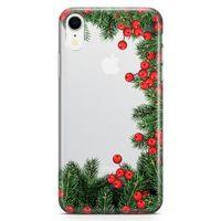 Apple iPhone XR Kılıf Göknar Ağacı Arka Kapak Koruma Desenli Full Koruyucu